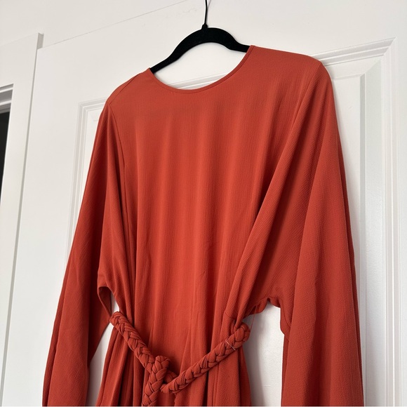 Gianni Bini Terracotta Long Sleeve Dress - Picture 7 of 7